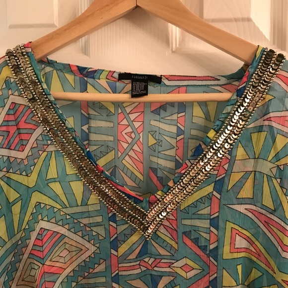 Colorful Cover Up /One Size Fits ALL - Picture 3 of 4